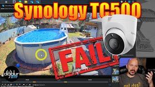 Synology Security Cameras TC500 and Why they failed