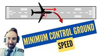 Vmcg (Minimum Control Ground) - [Why You Should Reject The Takeoff If An Engine Fails At Low Speed?]