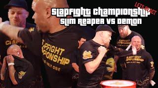 *Broken Hand* Slim Reaper vs Demon | SlapFIGHT Championship #slapbattles #slap