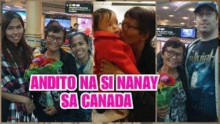 NANDITO NA SA CANADA SI NANAY  | MY MOM IN CANADA