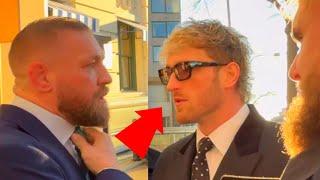 Conor McGregor CONFRONTS Logan Paul & Jake