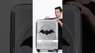 Yayavar Batman Official Merchandise Trolley Bag | Silver | Large