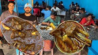 गाड़ियों का line लग जाता हैं सुबह नास्ते में Mutton खाने के लिए | सामने 8 खस्सी कटता है Meat बनता है