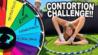 COMPLETE THE CONTORTION CHALLENGE OR FACE THE CONSEQUENCE ! 