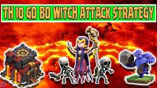 TH10 GoBoWitch Attack Strategy 2022 | Most Easy and Powerful Strategy for TH10 | Shahzex | (COC)