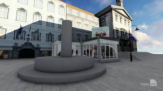 3D visualization for a 28-hour charity marathon (Radio 1 Slovenia)