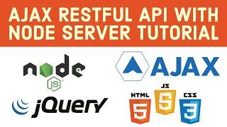 AJAX RESTful API Tutorial  Perform CRUD Operations with Node server