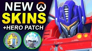 ALL NEW TRANSFORMERS SKINS! - Overwatch 2 Shop Update & Midseason Patch Notes!