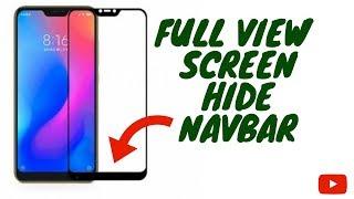 Full Screen Display of MI A2 Lite100% working .Hide Navigation bar without Root.Smart Gesture.