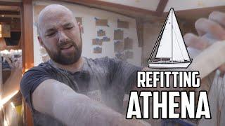Sail Life - First piece of the new cabin sole and back to laying up fiberglass - DIY sailboat refit