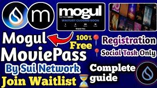 Mogul by MoviePass Airdrop Complete Guide | Backed by Sui | Few Hours Left Join Now | big #airdrop