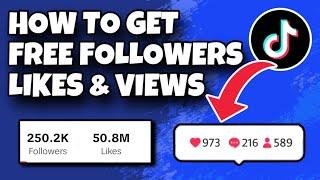 HOW I GOT FREE TIKTOK FOLLOWERS, LIKES, & VIEWS IN 2025