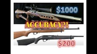 Ruger 10/22 Accuracy: $200 Factory vs $1000 Matchgrade