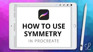 Mirror Lettering in Procreate (Symmetry Tool Tutorial) #procreatetutorials #procreate