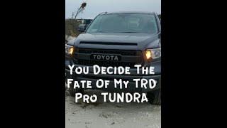 You Decide The Fate Of My TRD Pro Tundra