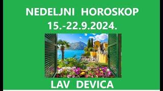 Jasminka Holclajtner-Royal Astro Studio - LAV, DEVICA- Nedeljni horoskop 16.-23.9.2024.