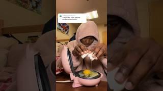 Yes! Making breakfast in my dorm