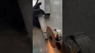 One More New Trick !! Square Tube 90 Degree Cutting Easy Trick #cuttingskills #welding #shorts
