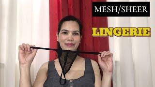 MESH/SHEER SEE THROUGH LINGERIE “BLACK” TRY ON HAUL