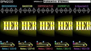 DDR / PARANOiA ETERNAL & PARANOiA ETERNAL(X-Special) - SINGLE (DanceDanceRevolution X)