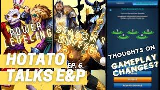 HOTATO Talks Ep. 6 | Powerleveling WHITE RABBIT, Season 1 Buffs, E&P Changes | Empires and Puzzles