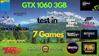 GTX 1060 3GB Test in 7 Games with i7 3770