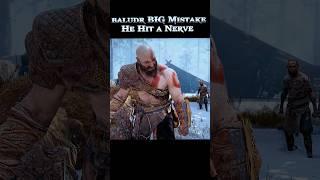 Kratos Made Him Feel Pain God of War 4 #godofwar #shortsBladur #skyneticgamers