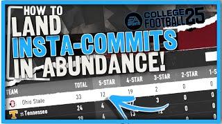 Land Instant Commits in Abundance in College Football 25