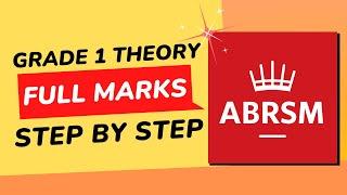 Ace your Grade 1 Music Theory exam (ABRSM step by step)