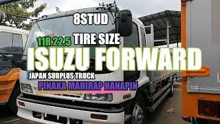 TRUCK NA HINDI MABIGAT SA BULSA  ITO AY ISUZUFORWARD 8STUD 11R 22.5 JAPAN SURPLUS SUBIC WATCH THIS!