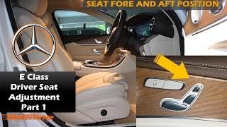 Mercedes E-Class : Driver seat Electronic Adjustments #1 :SMARTDrive