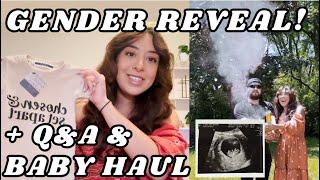 WE'RE HAVING A BABY! GENDER REVEAL, Q&A + NEWBORN HAUL!