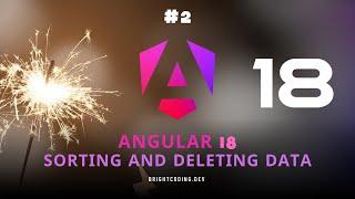 Angular 18 Sorting and deleting data part 2 #angular #angular18