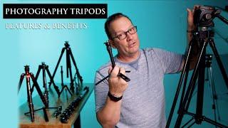 Tripods For Photography - Features and Benefits. What To Look For Before You Buy!