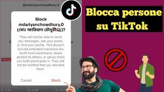 Come bloccare qualcuno su TikTok - (2024) ll