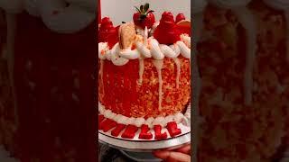 Strawberry Dripping Crunch Cheesecake | Swift Cakes