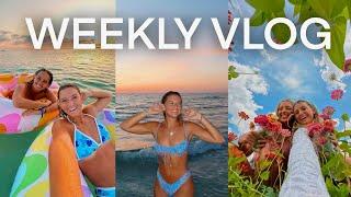 florida week in my life vlog: flower field, beach days, and friends!