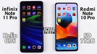 infinix NOTE 11 PRO vs Redmi NOTE 10 PRO - SPEED TEST