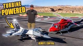 I Found Giant Turbine Powered RC Aircraft Capable of 300mph!