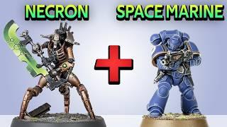 Kitbashing a Necron 'Space Marine' from Obscure 40k Lore