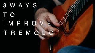 3 tips to improve your tremolo for classical guitar| smooth and even tremolo