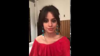 10.01.2018 [camila_cabello] Camila Cabello Live Instagram #1