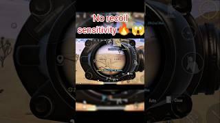 Best no recoil sensitivity #shorts