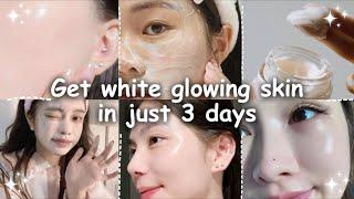 Get glowing Skin in just 3 Days ( at Home ) | glowing Skin | homemade facial | facial at home