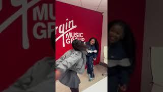 Shandesh and Naledia taking on Ga Mmapula at the VMG Offices