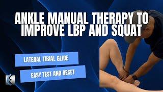 Ankle Manual Therapy to Improve Low Back Pain and Squat