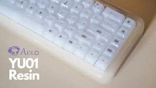 AKKO YU01 Resin Keyboard - (Unboxing, Review & Sound Test)