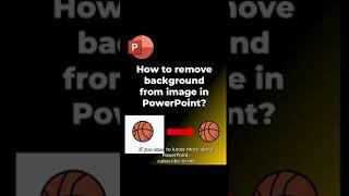 How to remove the background of an image in PowerPoint