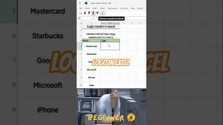 another tips make a logo creator, still worked? #exceltips #exceltricks #exceltutorial #spreadsheet