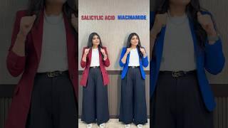 Salicylic Acid vs Niacinamide| Face Serum| Acne #skincare #dermatologisttips